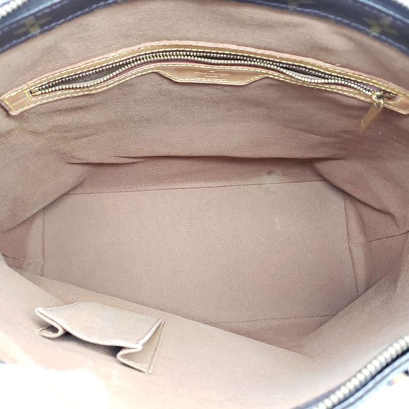 100% Authentic Louis Vuitton Cabas Mezzo Brown Monogram Tote Bag - Picture 11 of 15